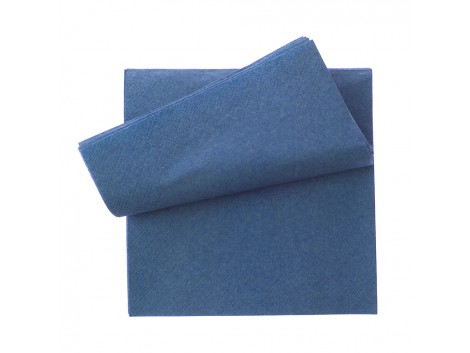 Servetel 33x33 cm., albastru, 2 straturi, 250 buc./pachet